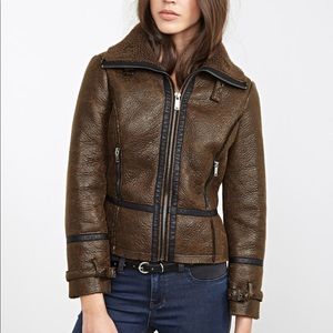 Forever 21 Shearling Aviator Jacket